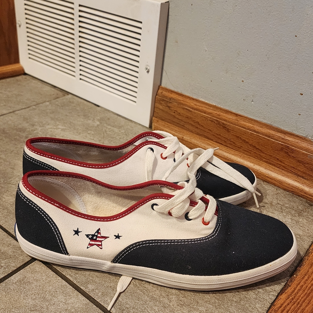 Keds Black and White Star Sneakers